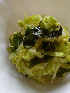 わかめとキャベツのナムル風サラダ-レシピのメイン写真