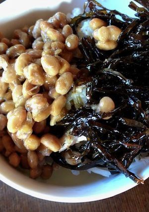 納豆と椎茸昆布のご飯-レシピのメイン写真