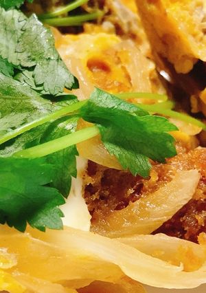 柔らか美味しい！一口ヒレカツの卵とじ-レシピのメイン写真