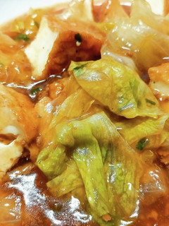 レタスと厚揚げの麻婆豆腐-レシピのメイン写真
