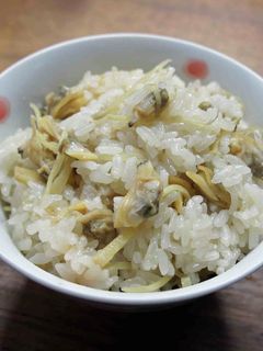 アサリと生姜の炊き込みご飯(おこわ)-レシピのメイン写真