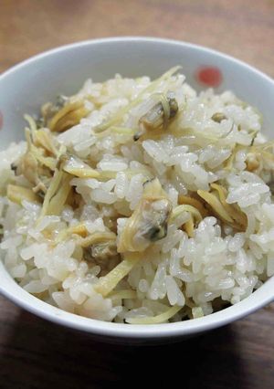 アサリと生姜の炊き込みご飯（おこわ）-レシピのメイン写真