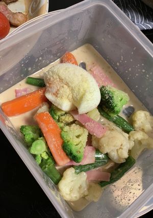 洋風野菜温玉のせ-レシピのメイン写真