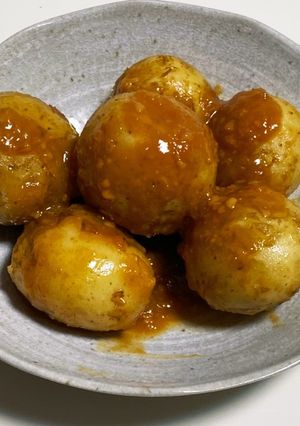 もっちり新じゃがの味噌バター煮-レシピのメイン写真