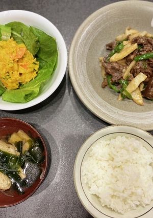 低フォドマップ 夕飯の献立《青椒肉絲》-レシピのメイン写真