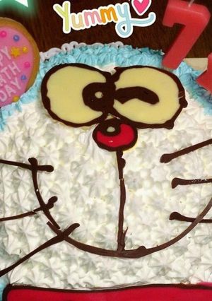ドラえもん ケーキ 記録用-レシピのメイン写真