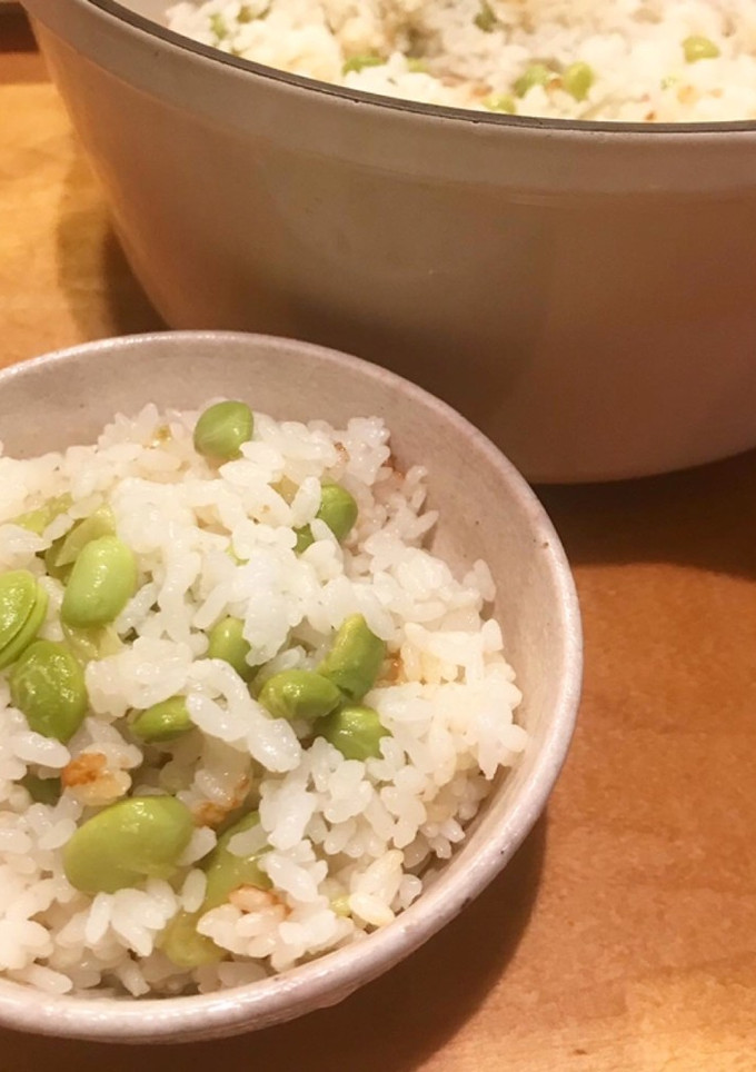 和風☆ガリバタ枝豆ごはん-レシピのメイン写真