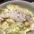 キャベツどっさり カルボナーラご飯