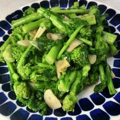 รูปของ 菜花のニンニク炒め