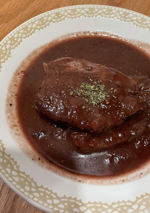 覚書★無花果ジャムと赤ワイン煮込み-レシピのメイン写真
