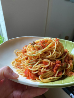 【離乳食にも】ツナとトマトのパスタ-レシピのメイン写真
