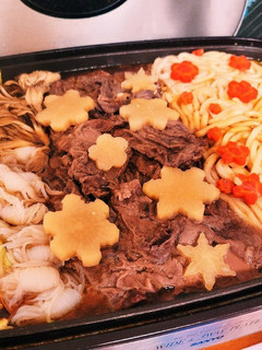 おうちパーティー♪ホットプレートすき焼き-レシピのメイン写真