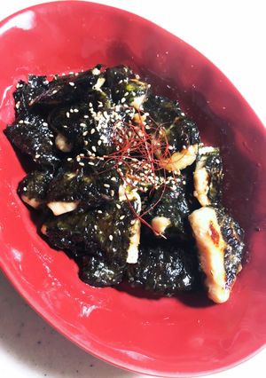 鶏むねでしっとり韓国海苔挟み焼き-レシピのメイン写真