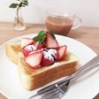 いちごたっぷりトースト★簡単おやつカフェ