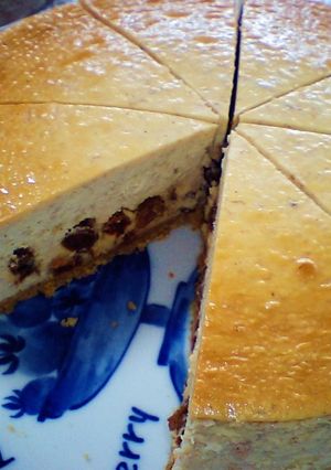 バナナラムレーズンNYチーズケーキ-レシピのメイン写真