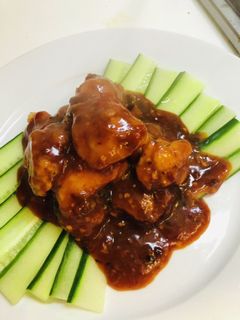 旨辛ジューシー!麻婆あんかけ唐揚げ-レシピのメイン写真
