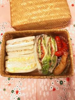 ♡サンドイッチ弁当♡-レシピのメイン写真
