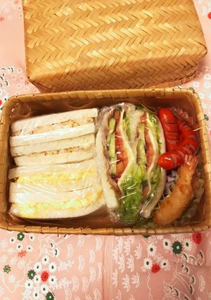 ♡サンドイッチ弁当♡-レシピのメイン写真