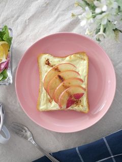 クリチーりんごの冷凍作りおきトースト-レシピのメイン写真