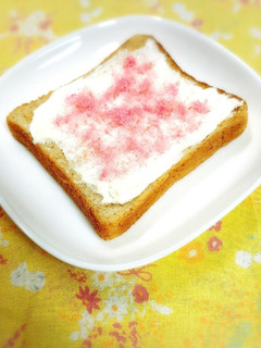 春よ来い♪桜でんぶ&クリチトースト-レシピのメイン写真