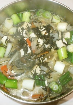 ひじき食物繊維スープ♪簡単漢方食養生-レシピのメイン写真