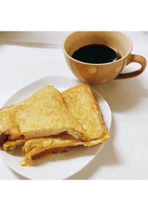 ズボラ簡単卵焼きパン☻忙しい朝ごはん-レシピのメイン写真