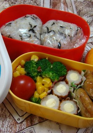 簡単お弁当！ブロッコリーとコーンのサラダ-レシピのメイン写真