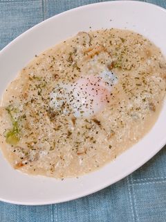 キノコたっぷり豆乳クリームリゾット-レシピのメイン写真