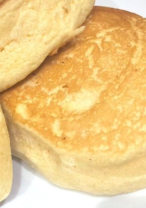 米粉スフレパンケーキ(砂糖不使用)-レシピのメイン写真