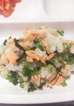 1歳ご飯♪鮭とほうれん草のバターご飯-レシピのメイン写真