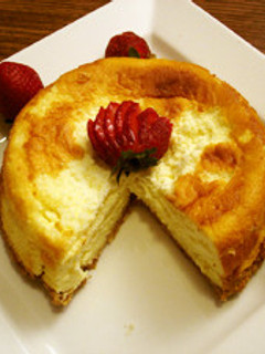 しっとり 濃厚ベイクドスフレチーズケーキ-レシピのメイン写真