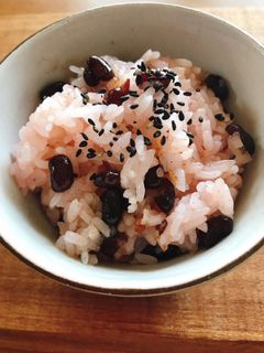 甘納豆で作るお赤飯-レシピのメイン写真