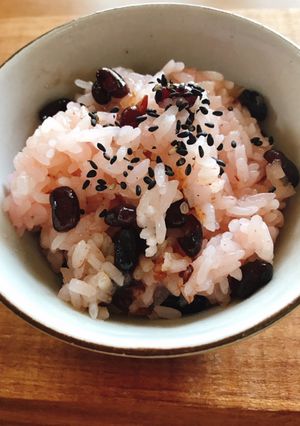 甘納豆で作るお赤飯-レシピのメイン写真