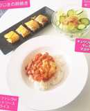 ミートソースご飯♡&ひじき卵焼き♡