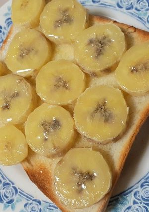 楽ちん朝食☆バナナトースト-レシピのメイン写真