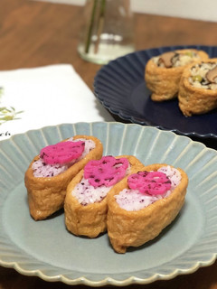 【お花見・ひなまつり】花れんこんいなり-レシピのメイン写真
