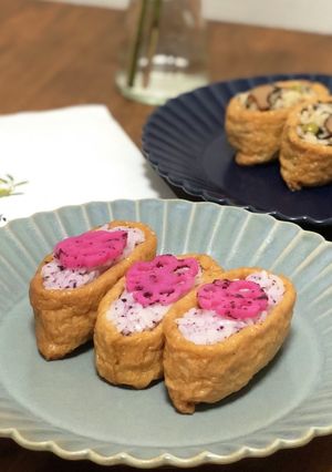 【お花見・ひなまつり】花れんこんいなり-レシピのメイン写真