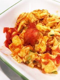 トマトと卵の炒め物-レシピのメイン写真