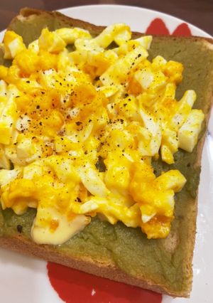 アボカド卵トースト-レシピのメイン写真