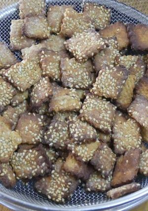 納豆入りクラッカー-レシピのメイン写真