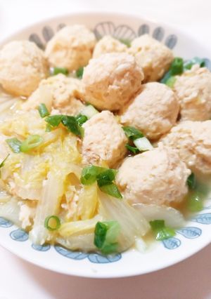 お義母さんのふわふわ鶏団子♡お子さまにも-レシピのメイン写真