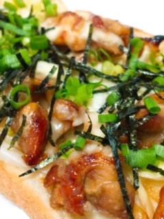 照り焼きチキンピザトースト-レシピのメイン写真