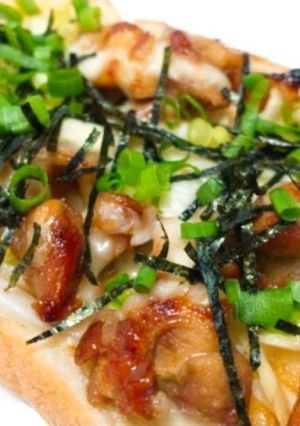 照り焼きチキンピザトースト-レシピのメイン写真