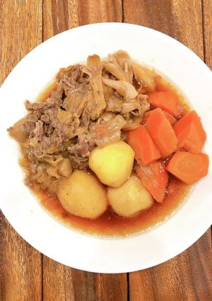 お肉やわらか〜簡単シンプル肉じゃが-レシピのメイン写真