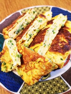 ネギ卵焼き-レシピのメイン写真