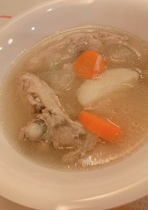 ブイヨンなくてもできる洋風スープ(減塩)-レシピのメイン写真