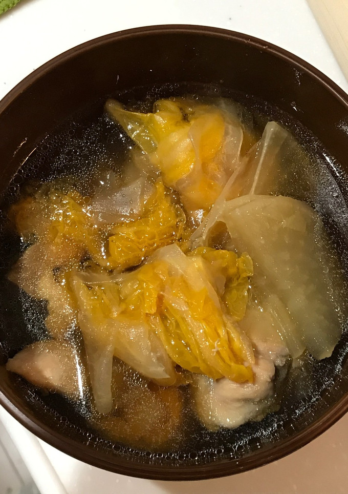 余った白菜と鶏肉と大根の煮たやつ-レシピのメイン写真