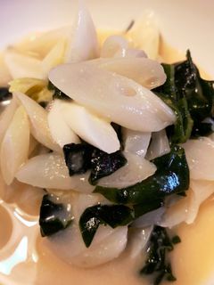 根芋とわかめの酢味噌和え-レシピのメイン写真