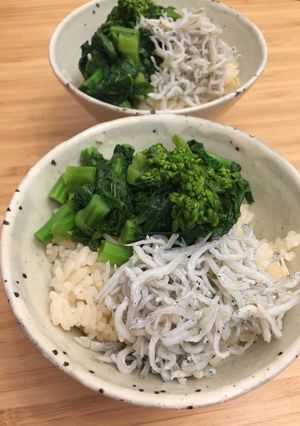 シラスと菜の花の生姜ごはん-レシピのメイン写真