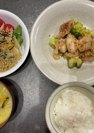 低フォド　夕飯献立《マスタードチキン》-レシピのメイン写真